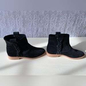 Soludos braided suede ankle boots